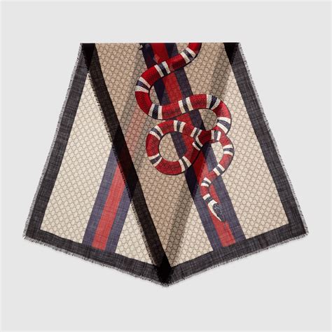 gucci snake scarf fake|conscious gucci scarf.